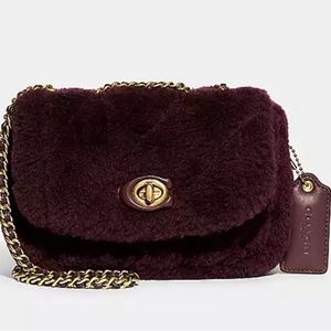 Coach Shearling Pillow Madison Shoulder Bag and Crossbody. Never used with tags.